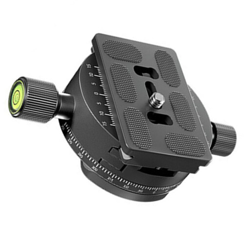 360 Panoramic Rotating Quick Release Plate Clamp Tripod  Universal DSLR Camera Photography Quick Release Base 1