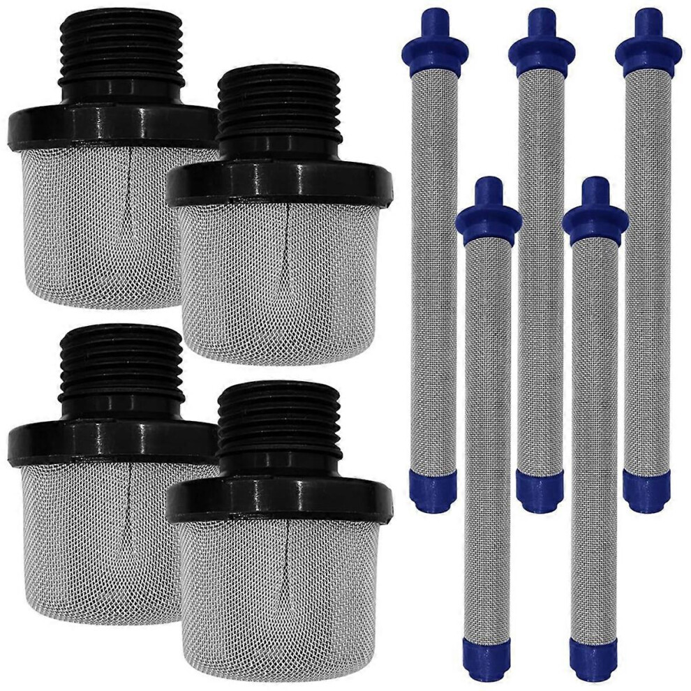 4Pcs 288716 3/4Inch Inlet Strainer Strainer And 5Pcs 288749 Airless Sprayers Filter Kit Fits Airless 3460386431572