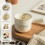 Espresso Cups, Ceramic Measuring Cup, 90ML Cup with Handle, Shot Cup with V-Shaped Mouth, Pitcher for Espresso Making 6