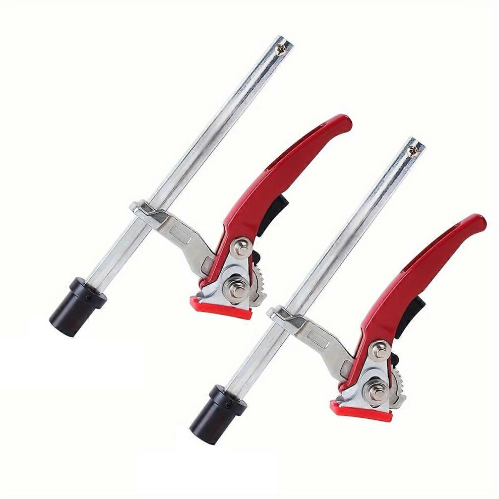 2Pcs Desktop Dog Hole Fixing Clamp, Adjustable Steel Table Clamp For Woodworking Workbench Fixing Ra-19Mm 3783691477517
