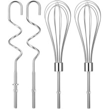 Aufsätze für Handmixer: Schneebesen, Rührstab, Knethaken, Schneebesen, Mixeraufsätze für -Handmixer