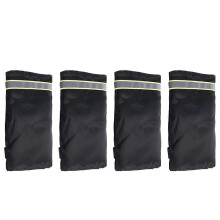 4 cubiertas para grifos exteriores para protección contra heladas invernales, cubierta aislante para grifo de manguera más gruesa de 16 x 25 cm.