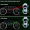 Conjunto de 14 sensores programáveis de pressão de pneus PMS para Autel TS408 TS508 ITS600 433MHz 315MHZ 2 polegadas 1