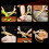 Kitchen Scissors - Gradient Gold Strength Scissors - Multi-Function Fish Scale Cutting Chicken Bone Duck Bone 5