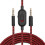 2M Replacement o Cable for Logitech GPRO X, G233, G433 Headphones Includes Volume Control and Mu-Red 1