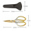 Kitchen Scissors - Gradient Gold Strength Scissors - Multi-Function Fish Scale Cutting Chicken Bone Duck Bone 7