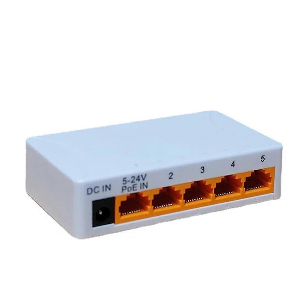 5 Port 100Mbps Poe Extender Network Switch Repeater Support Ieee802.3af/At/Bt 100M For Poe Switch Nv 3587795433635