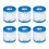 6Pcs Pool Filter Cartridges 89x79x45Mm Replacement Swimming Pool Filter for Pool Filter Pump Cleaner 1