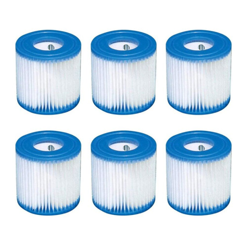 6Pcs Pool Filter Cartridges 89x79x45Mm Replacement Swimming Pool Filter for Pool Filter Pump Cleaner