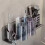 Toothbrush Holder Multi-Function Toothbrush Cup Holder Wall Mounted No Drill Bathroom Organizer Bathroom Storage B 3
