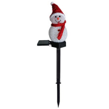 Christmas Decorations Light Solar Light Snowman Christmas Outdoor Solar Powered Stakes Lights for Patio Lawn Decoration
