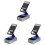 3X 3-in-1 Mobile Phone Holder, Audio Power Bank,  Call Speaker, Multi-Function Foldable Rotating Desktop,Gray 1