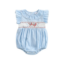 (18-24 Months, Blue) Macacão infantil feminino Roupa charmosa.