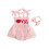 (3-6 Months, Pink Watermelon) Macacão infantil para a cabeça. 1