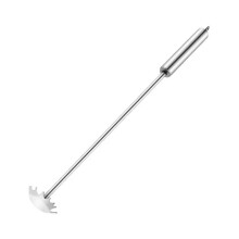 Grattoir à Gril en Acier Inoxydable, Grattoir à Plaque Sans Poils, Outils de Barbecue en Plein Air, Nettoyeur de Gril de Barbecue