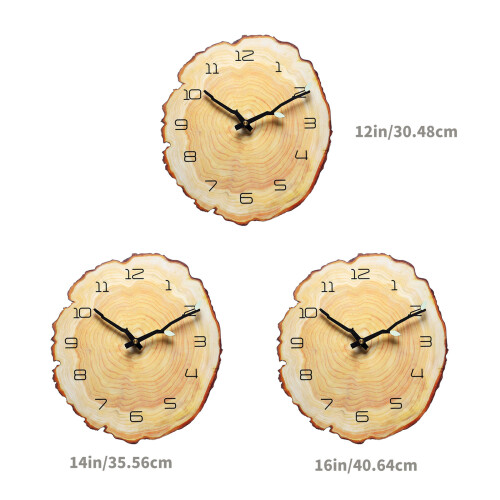Silents None-Ticking Clocks Decorative Clock Battery-12 inch 2