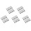 50 Pcs BNC Compression Connector for Coax RG59 Cable CCTV Cameras 1