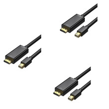 3X to Cable 4K DP to 6 Feet Cable for Air/Pro, Surface Pro/Dock, Monitor