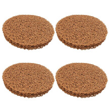 Round Paper Woven Placemats,Decorative Rope Mesh Place Mats for Dining, Party and Wedding 48PCS