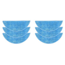 6Pcs Suitable for Sweeping Robot V3S / V5S / V5 Mop Replacement Accessories Rag Cleaning Cloth