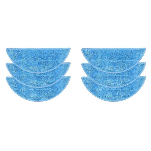 6Pcs Suitable for  Sweeping Robot V3S / V5S / V5 Mop Replacement Accessories Rag Cleaning Cloth