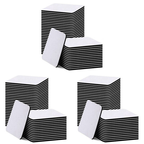 105 Pieces Square Sublimation Coaster Sublimation Blank Cup Mat Blank Rubber Coasters for DIY Home Kitchen Decor 1
