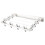 Folding Drying Rack Wall Mounted Drying Clip Windproof Folding Clothing Rack Hanger Household Clothes Dryer Space Saving 1