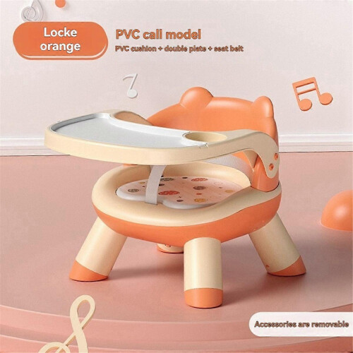 Dining Chair, Chair Backrest Learning to Sit on A Small Stool, Detachable Children'S Table 1