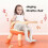 Dining Chair, Chair Backrest Learning to Sit on A Small Stool, Detachable Children'S Table 5