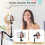 1/4 ST-01 Bracket Flexible Foldable Desk Mount Stand Ballhead Adapter for Fill Light LED Ring Light 2