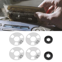 DIY Tonbandkassette Metall mit Montageband