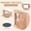 Kit de impressão em bloco com 2 blocos de bambu e madeira e base de feltro para gravura. 4