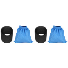 2X Textile Filter Bags Wet and Dry Foam Filter for MV1 WD1 WD3 Vacuum Cleaner Filter Bag Vacuum Cleaner Parts