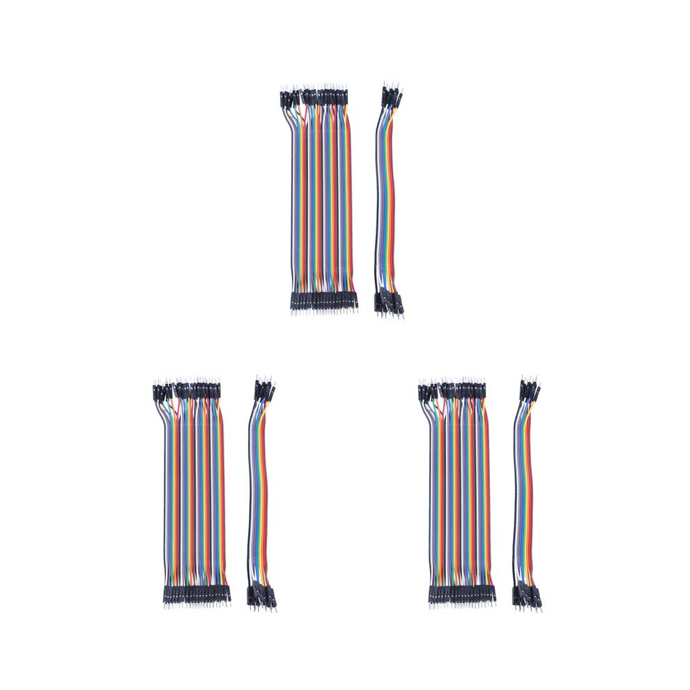 120Pcs 20Cm 2.54Mm Male To Male Breadboard Jumper Wire Cable For 6034197947088