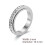 Drehbarer Anti-Stress-Ring Silver 5