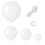 Kit de Arco de Globos Blancos, Suministros de Corona de Globos de Látex 2