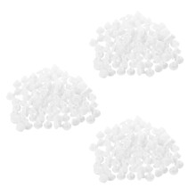 300 Pcs Home Furniture Decor 5 mm White Plastic Hole Drilling Cover