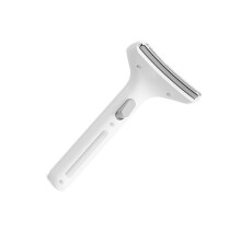 Ergonomische kam voor het verwijderen van haar voor-Wit