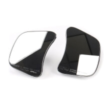Acessórios para Motocicleta Espelho Retrovisor para CVO Street Glide 117 2024 Par Espelho Retrovisor Lateral Prateado