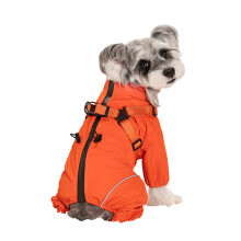 Regenjassen voor honden bij nat weer Lichtgewicht-oranje1 L