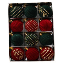 12 Stuks 6CM Kerstbal Ornamenten Boomversieringen voor Vakantie Bruiloft Kerstboomversiering Hangende Bal F