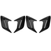 2X Universal Car Vents Decorative Car Style Air Flow Vent Hood Black
