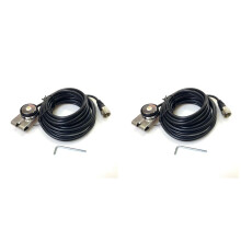 2X N-2 5M NMO do PL259 RG-58 Kabel Koncentryczny Kabel Antenowy NMO Uchwyt do Samochodu Ciężarowego Radio Amatorskie Mobilny Kabel Antenowy Radia