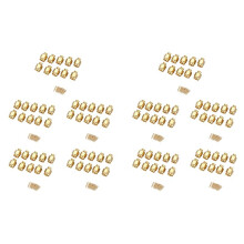 100x SMA Male Plug Solder RF Coax Connector for Semi-Rigid RG402 0.141 Inch Cable Gold