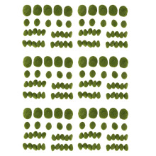 180PCS 3 Size Artificial Moss Rocks Decorative, Green Moss Balls,for Floral Arrangements Gardens and Crafting