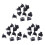 30Pcs Black XLR 3Pin Female Jack Panel Mount Chassis PCB Socket Connector 1