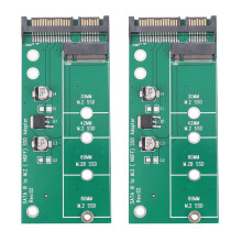 2X Ngff ( M2 ) Ssd to 2.5 Inch  Adapter M.2 Ngff Ssd to Sata3 Convert Card for 30/42/60/80mm M.2 Ssd Hard Drive