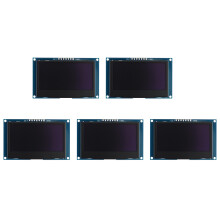 5st 2,42 Tum 12864 128X64 OLED-Skärmmodul IIC I2C SPI Seriell LCD-Skärm för C51 STM32 SSD1309 (Vitt Teckensnitt)