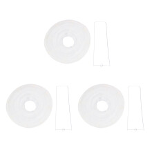 3 x Chinese Japanese Paper Lantern Lampshade for Party Wedding, 40cm(16 inch ) Creamy-White