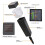 4PCS Solar Powered Solar-Powered De-Icing Light, Solar Outdoor De-Icing Light, Solar Ground Plug-in Light Warm Light 4